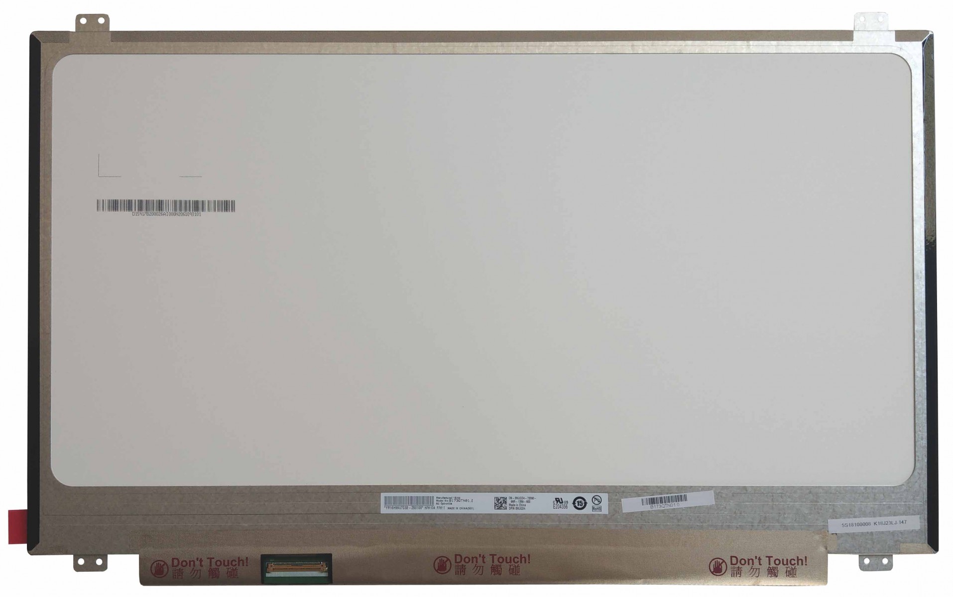 17.3" 40 Pin Slim Led Lcd Ekran Panel 1080p 120HZ