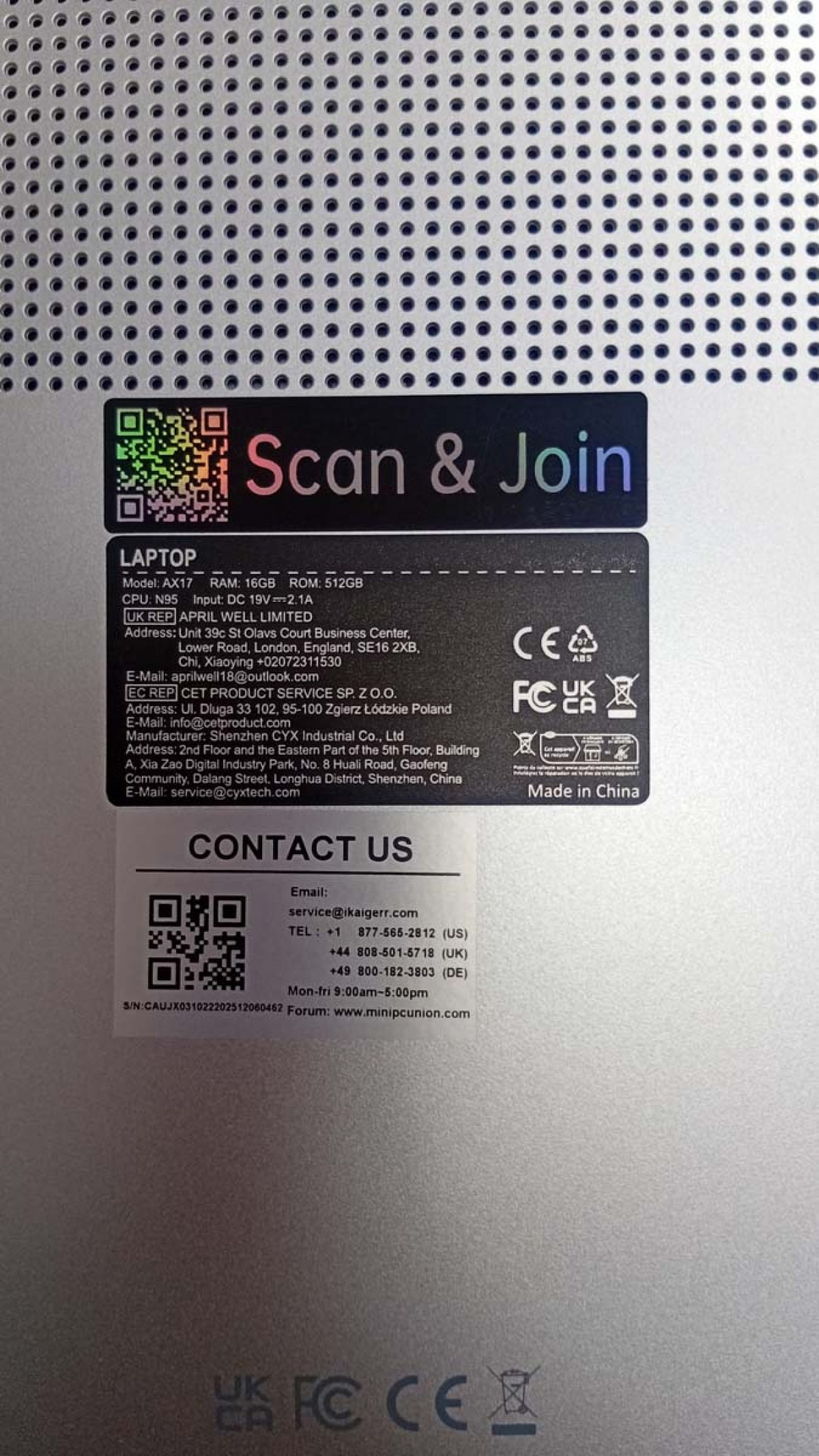 Acemagic AX17 17.3 inç 1920x1080 30 Pin IPS Laptop Ekran Paneli Acemagic AX17 17.3 inç 1920x1080 30 Pin IPS Laptop Ekran Paneli