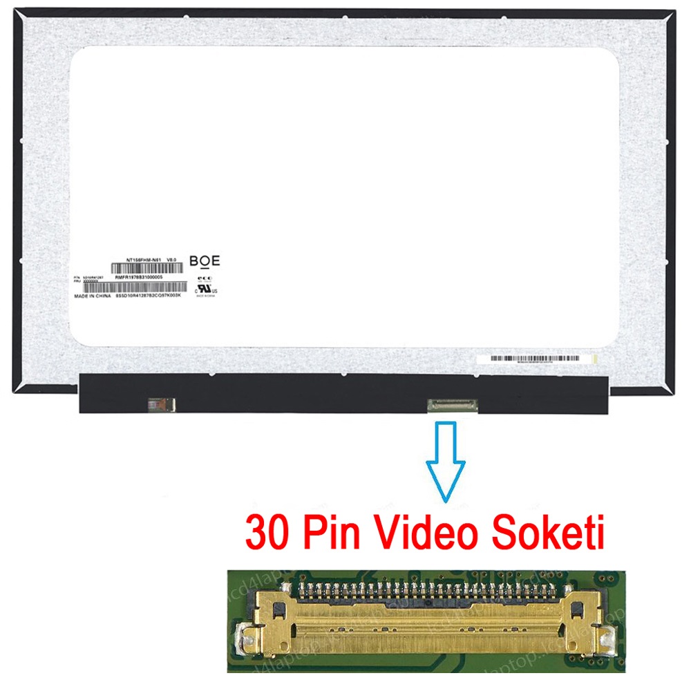 Asus X515JF-EJ259 15.6 inç 1920x1080 30 Pin IPS Laptop Ekran Paneli Asus X515JF-EJ259 15.6 inç 1920x1080 30 Pin IPS Laptop Ekran Paneli