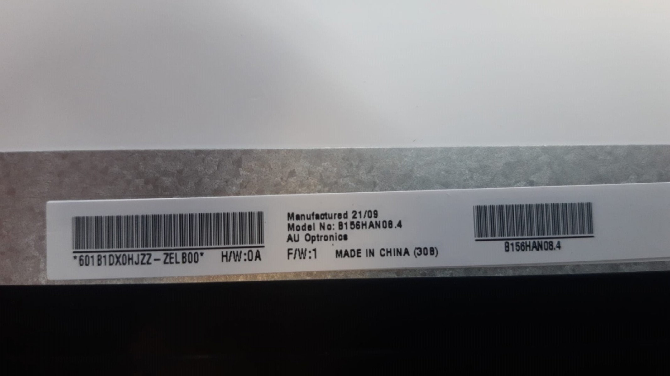 B156HAN08.4 15.6 inç 1920x1080 40 Pin IPS 144Hz Laptop Ekran Paneli
