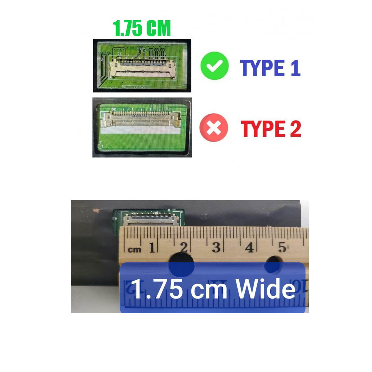 Dell inspiron 13 5310 Uyumlu 13.3" Narrow 30 Pin Slim Led Ekran Panel 1920x1200 IPS 60HZ 291mm