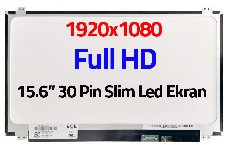 Fujitsu Lifebook E756 Uyumlu 15.6" 30 Pin Ekran Panel 1080p TN