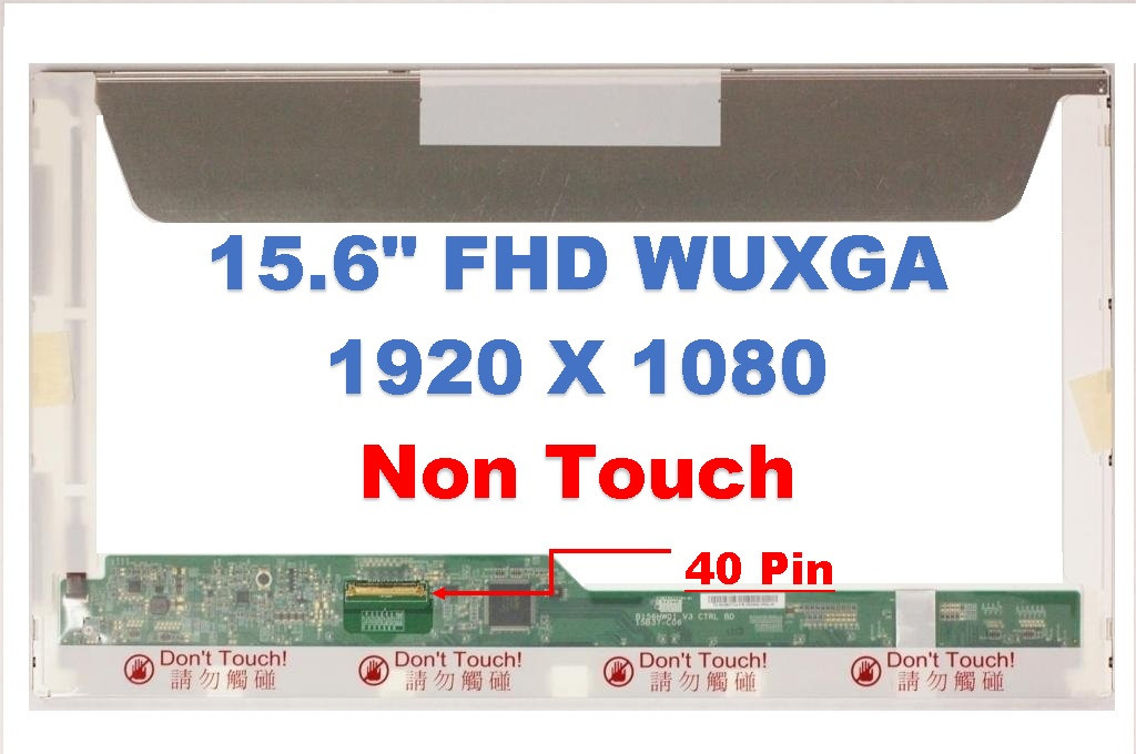 G156HTD01.0 Uyumlu 15.6" 40 Pin Standart Ekran Panel 1080p