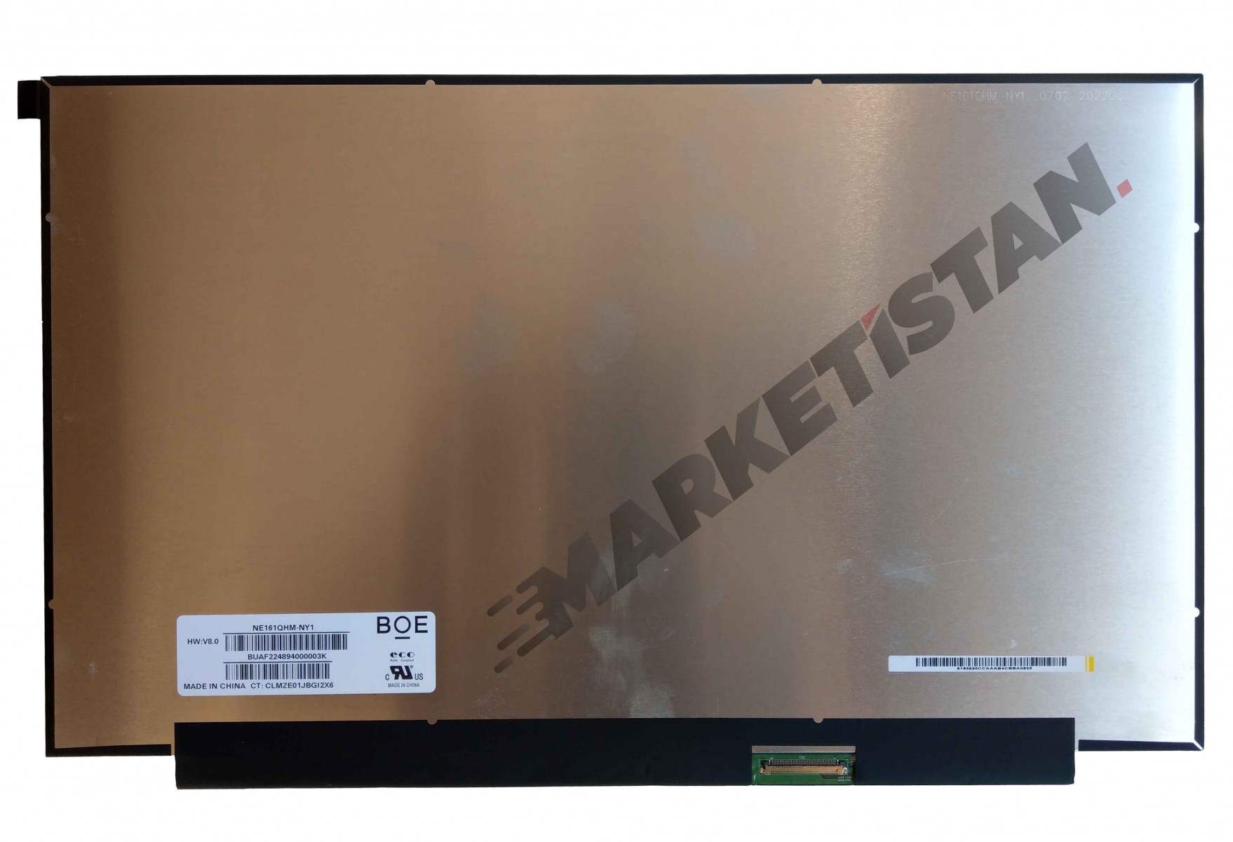 HP Omen 16-b1003nt (68P11EA) Uyumlu 16.1" 40 Pin Vidasız Slim Led Ekran Panel 2560X1440 IPS 165HZ 362mm