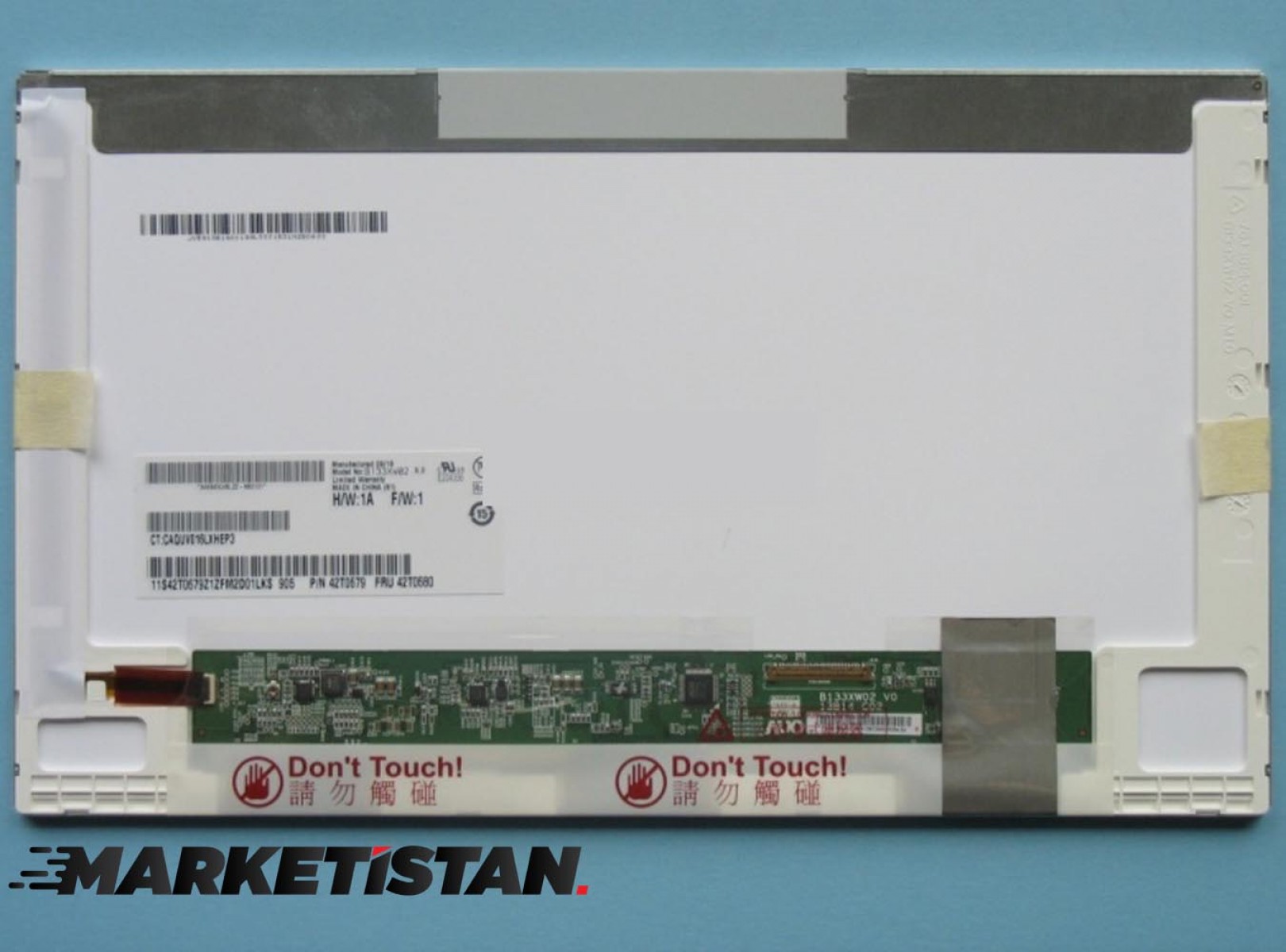 HSD133WH1 Uyumlu 13.3" 40 Pin Standart Led Ekran Panel HD 1366x768