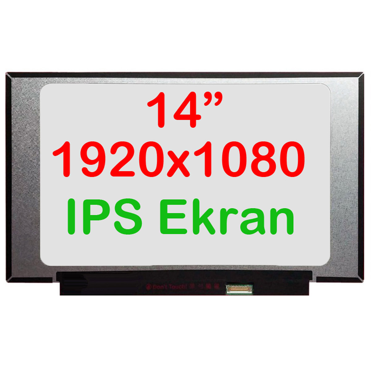 LM140LF2L02 Uyumlu 14" 30 Pin Vidasız Ekran Panel IPS 1080p