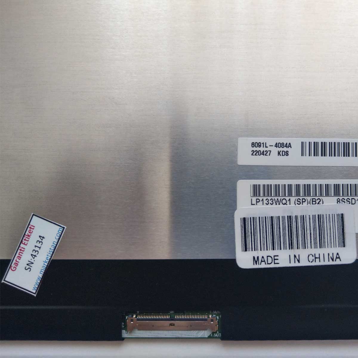 LP133WQ1-SPB2 LP133WQ1 SP B2 Uyumlu 13.3" Led Ekran Panel 2560x1600 IPS 60HZ 291mm