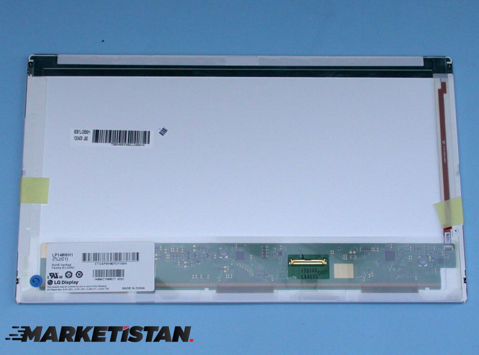LP140WH1-TLC2 LP140WH1 TL C2 Uyumlu 14" 40 Pin Standart Sağ Soket Ekran Panel HD 1366X768