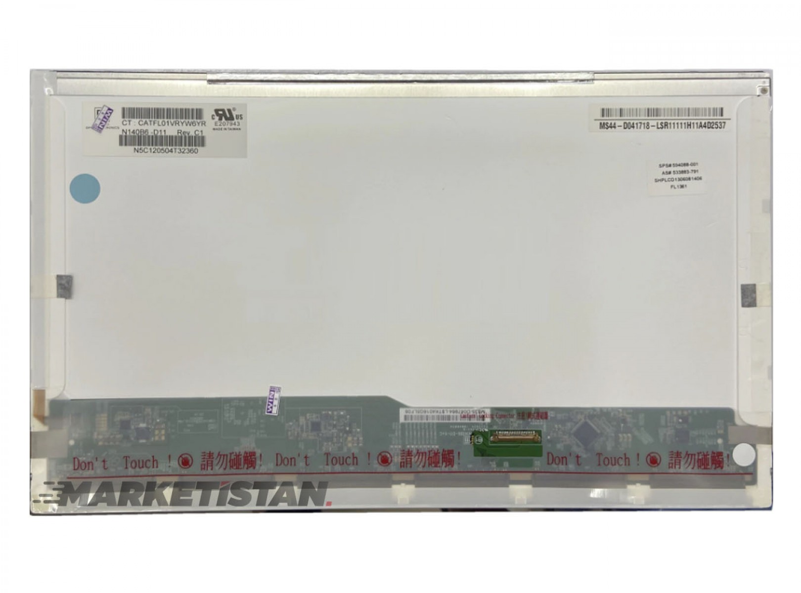 LTN140AT01-001 Uyumlu 14" 40 Pin Standart Sağ Soket Ekran Panel HD 1366X768