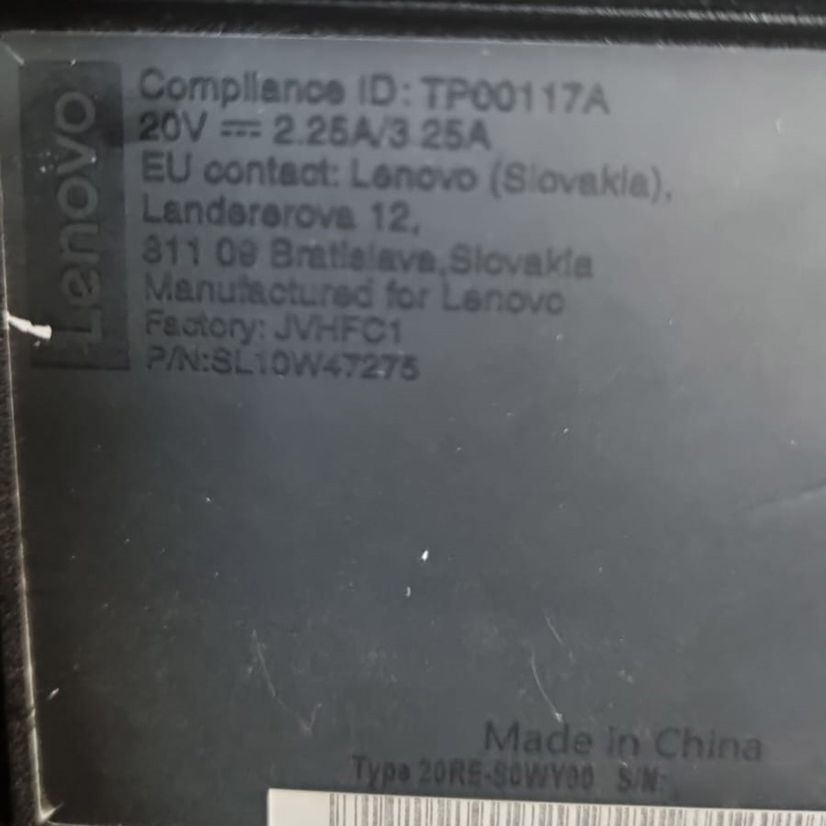 Lenovo Thinkpad E15 20RE-S0WY00 TP00117A Uyumlu 15.6" 30 Pin Vidasız Ekran Panel IPS 1080p