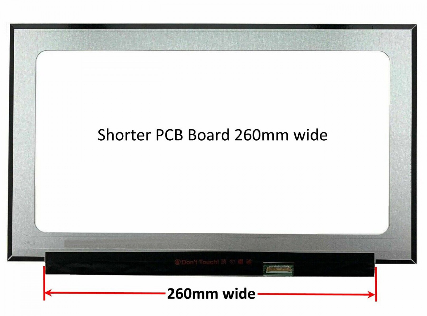 MB156CN01-3 Ver.1.1 Uyumlu 15.6" 30 Pin Vidasız Ekran Panel 1080p PCB 260mm