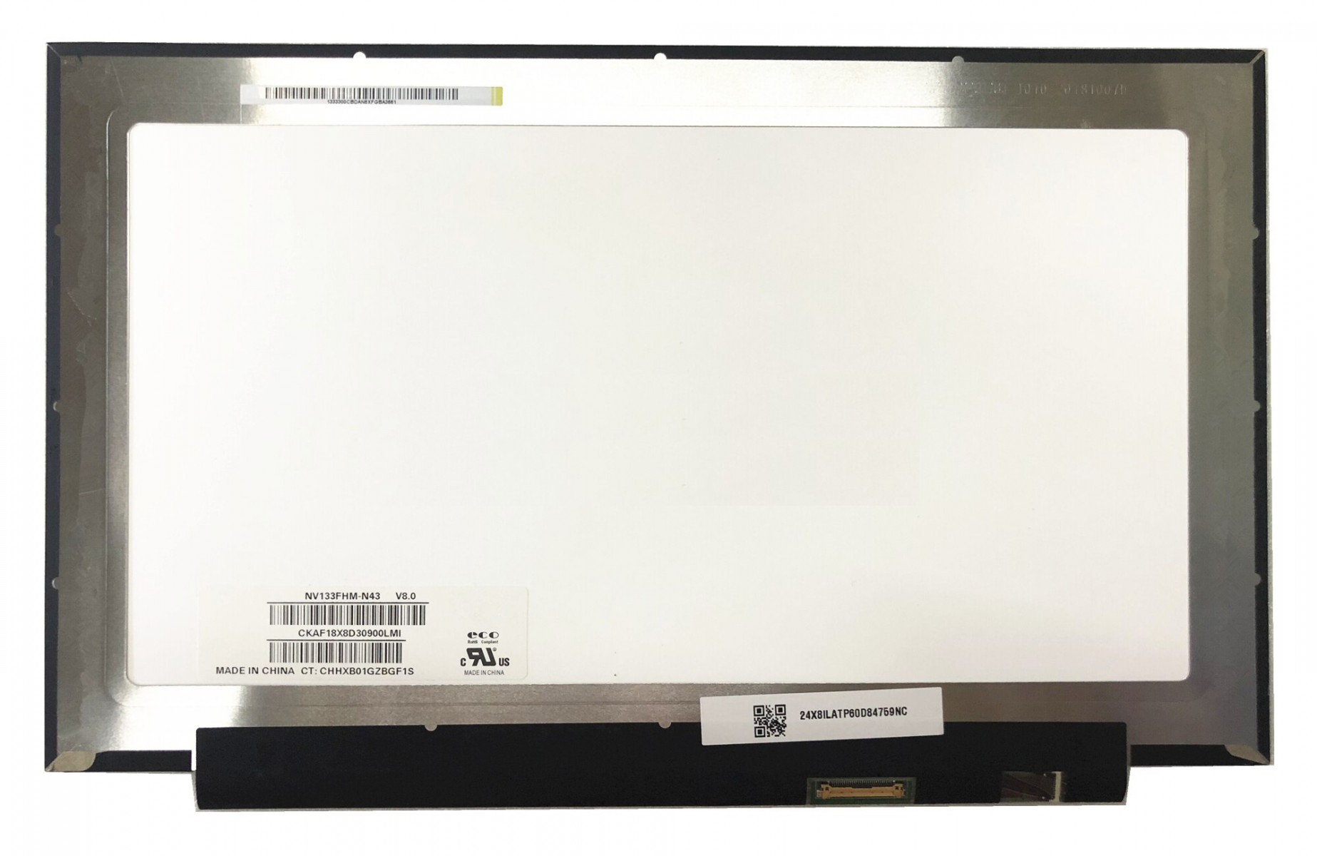 N133HCE-GP1 REV.C3 Uyumlu 13.3" 30 Pin Slim Vidasız Ekran Panel 1080p IPS 300mm