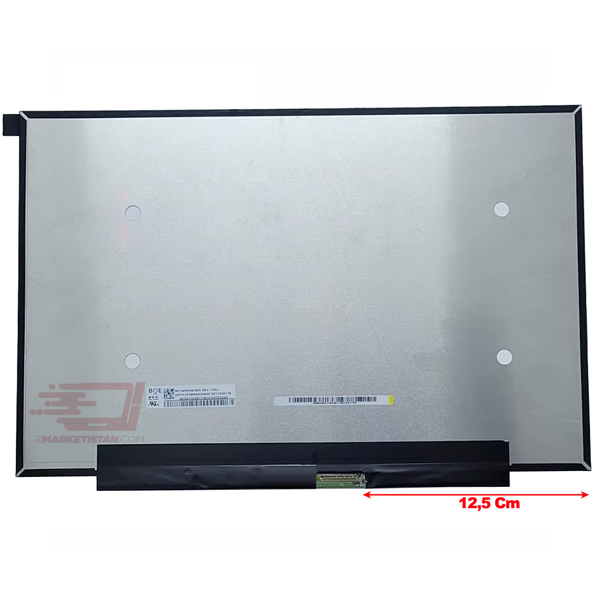 N140JCA-ELL Rev.C1 Uyumlu 14" 30 Pin Notebook Ekran Paneli 307mm