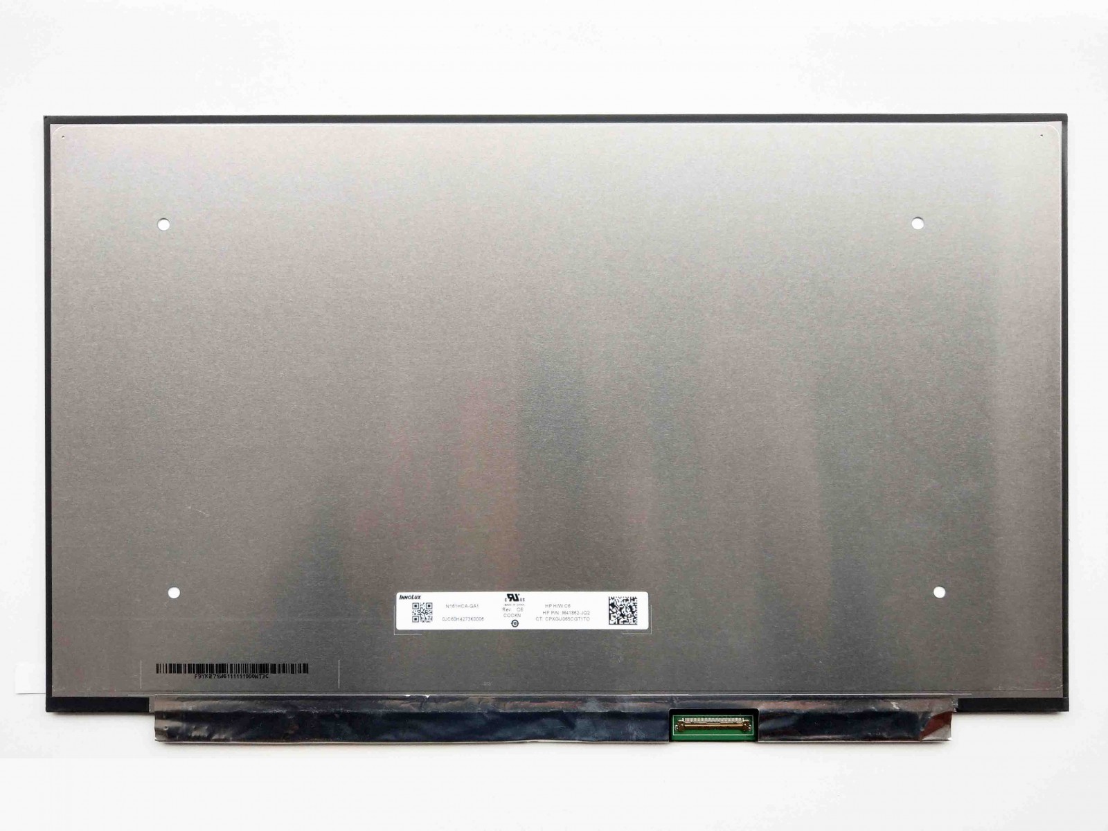 N161HCA-GA1 REV.C7 Uyumlu 16.1" 40 Pin Ekran Panel Vidasız FHD (144HZ)