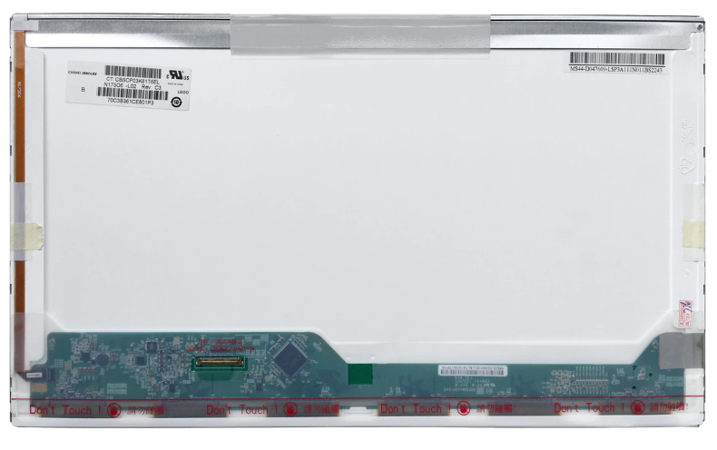 N173FGE-L23 Uyumlu 17.3" 40 Pin Standart Ekran Panel 1600x900