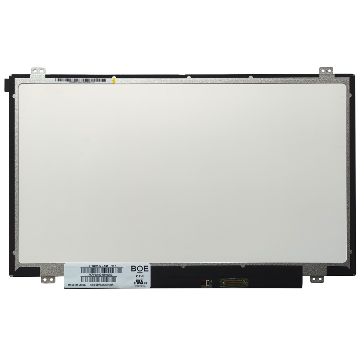 NT140WHM-N41 V8.1 Uyumlu 14" 30 Pin Slim Led Ekran Panel 1366x768