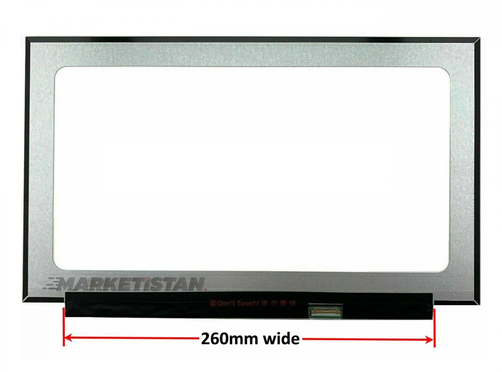 NT156FHM-N43 V8.0 Uyumlu 15.6" 30 Pin Vidasız Ekran Panel 1080p PCB 260mm