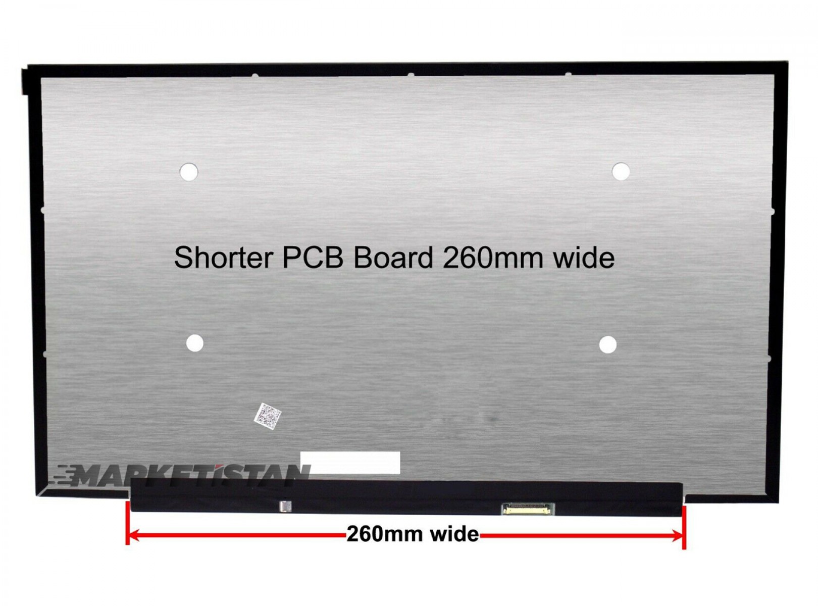 NT156FHM-N43 V8.0 Uyumlu 15.6" 30 Pin Vidasız Ekran Panel 1080p PCB 260mm
