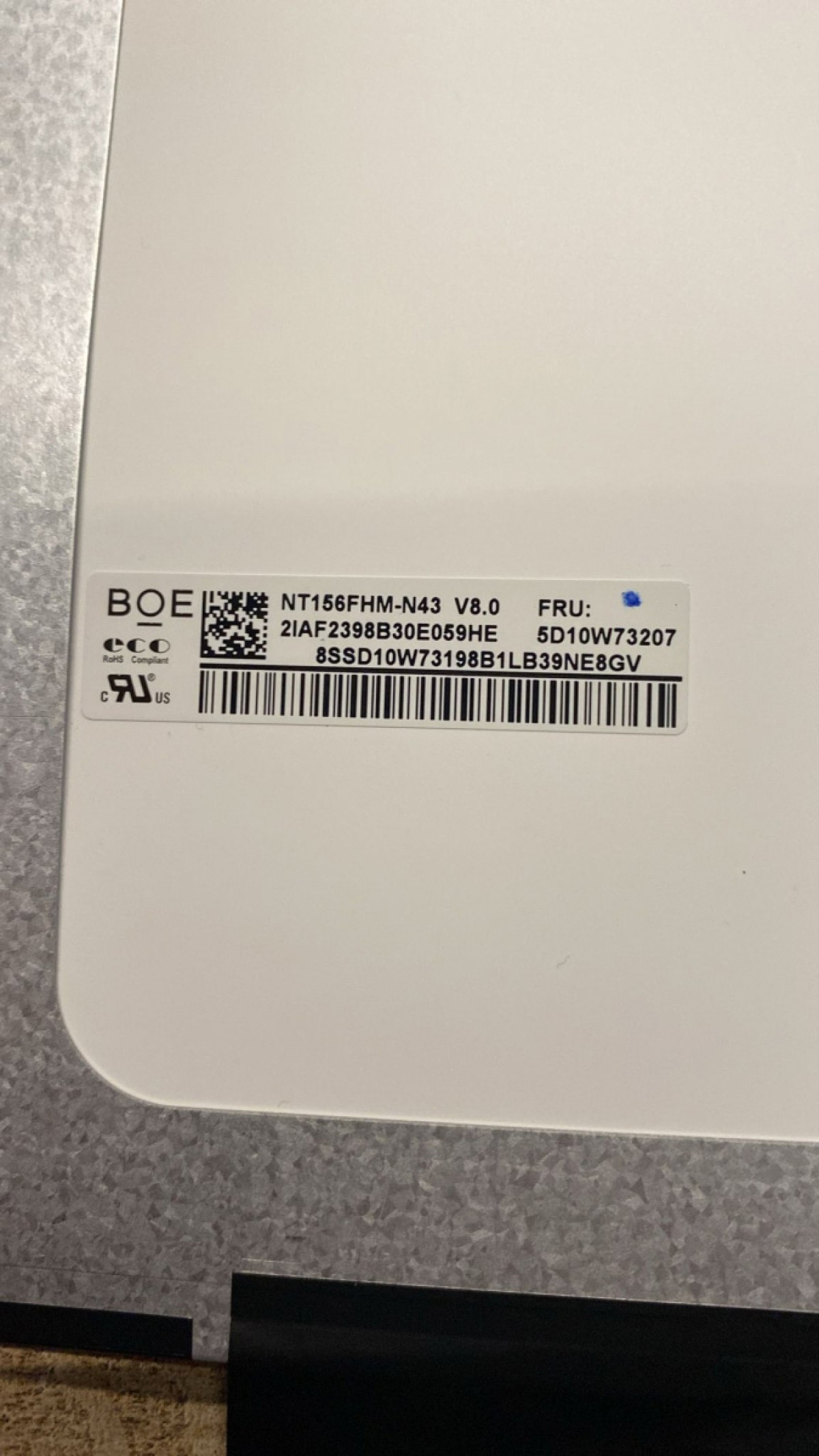 NT156FHM-N43 V8.0 15.6 inç 1920x1080 30 Pin PCB 260mm Laptop Ekran Paneli NT156FHM-N43 V8.0 15.6 inç 1920x1080 30 Pin PCB 260mm Laptop Ekran Paneli