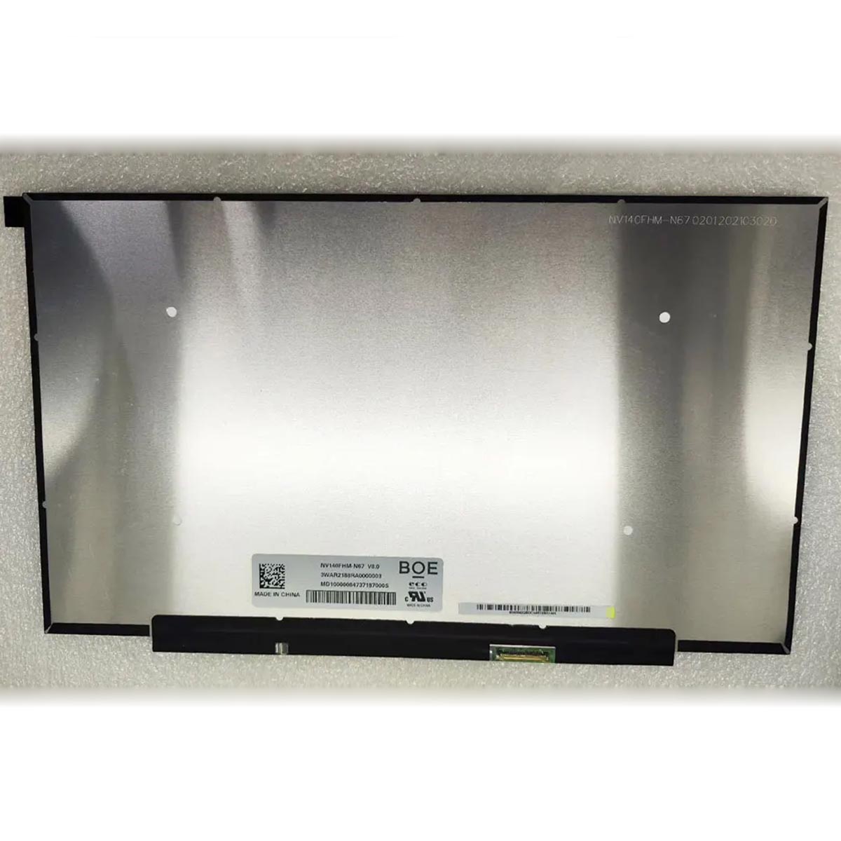 NV140FHM-N67 V8.0 Uyumlu 14" 30 Pin Vidasız Ekran Panel 1920x1080 314mm
