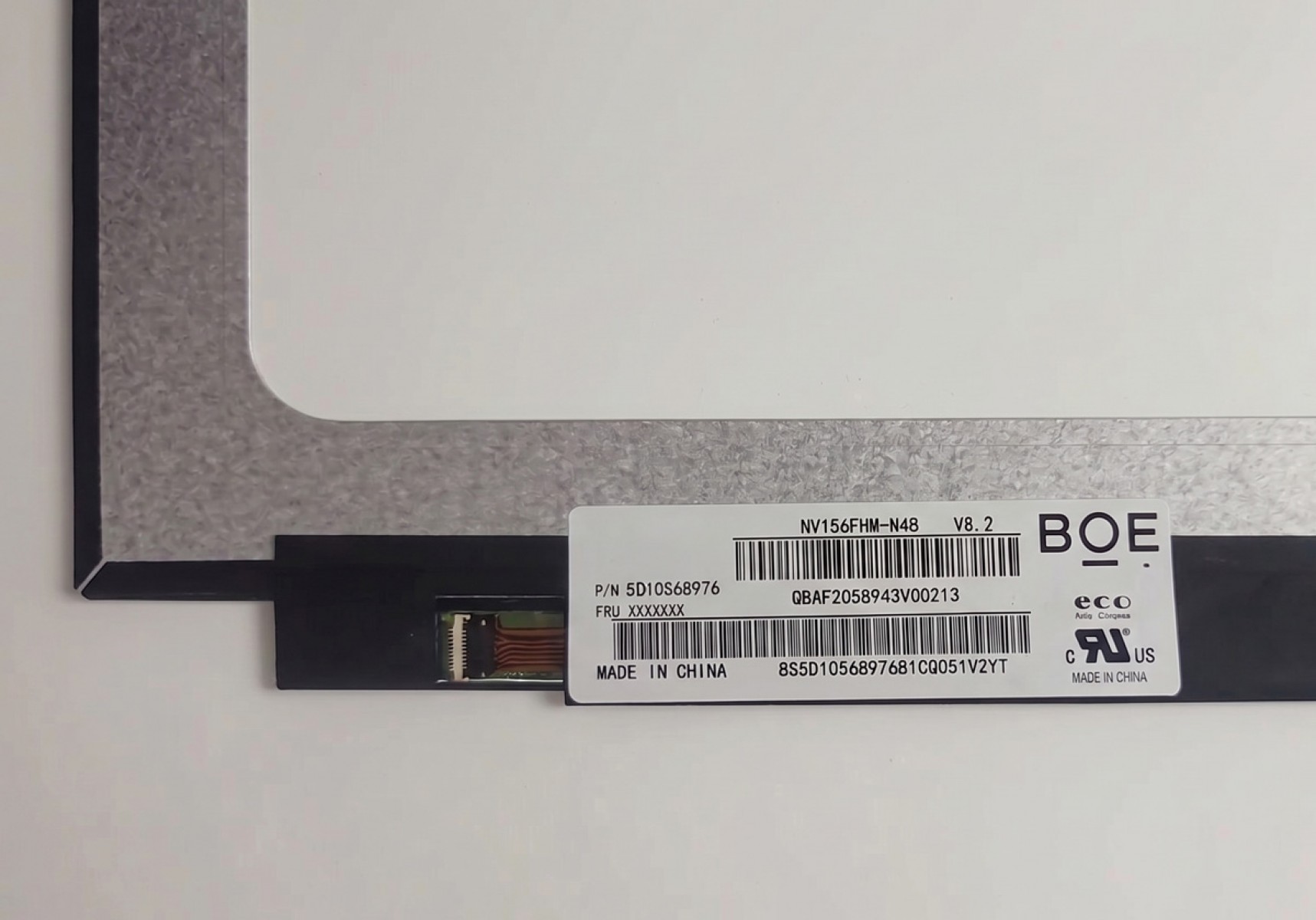 NV156FHM-N48 V8.2 15.6 inç 1920x1080 30 Pin IPS Laptop Ekran Paneli