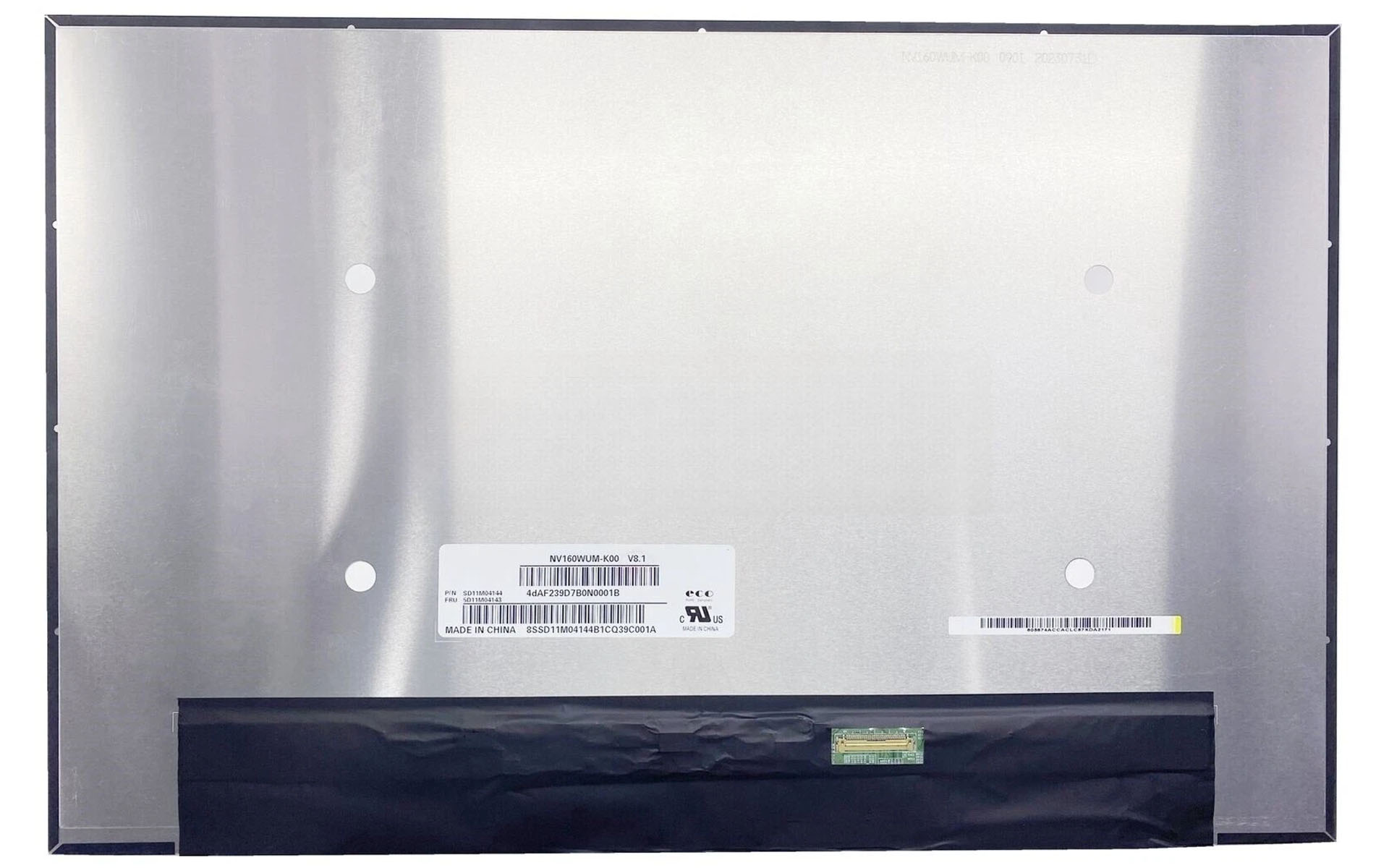 NV160WUM-K00 Uyumlu 16" 40 Pin Dokunmatik Ekran Panel