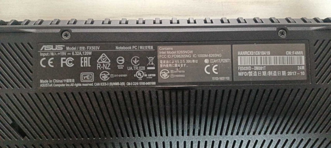 Asus FX503VD-DM081T 15.6 inç 1920x1080 30 Pin IPS Laptop Ekran Paneli