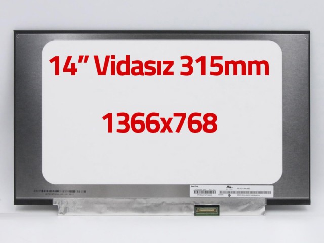 Asus X409FB-BV030T Uyumlu 14" Ekran 30 Pin Slim Led Panel Vidasız 1366x768