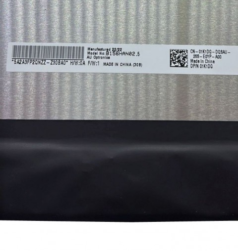 B156HAN02.5 HW0A 15.6 inç 1920x1080 30 Pin IPS Laptop Ekran Paneli