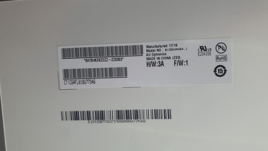 B156HAN04.1 15.6 inç 1920x1080 30 Pin IPS Laptop Ekran Paneli