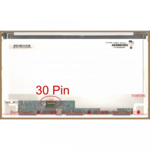 CLAA156WA12A Uyumlu 15.6" 30 Pin Standart Ekran Panel 1366x768 HD