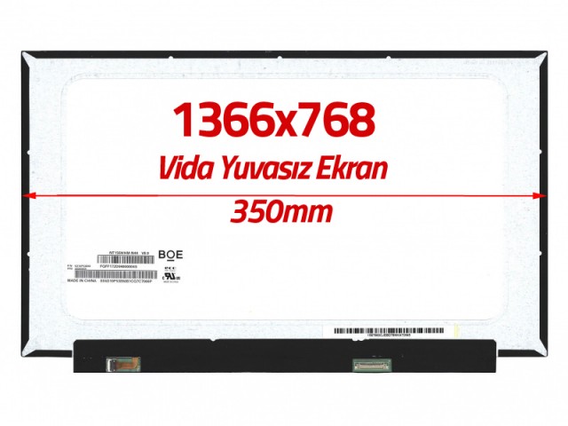 HP 15-DY0015DS Uyumlu 15.6" 30 Pin Vidasız Ekran Panel (1366x768)