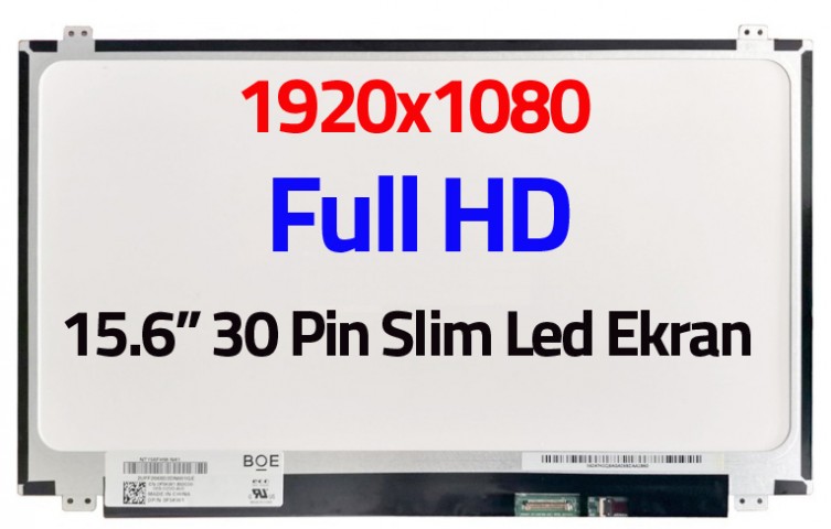 HP 250 G5 (W4M67EA) Uyumlu 15.6" 30 Pin Ekran Panel 1080p TN