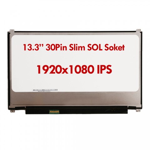 KD133N6-30NP-A6 Uyumlu 13.3" 30 Pin Slim Ekran Panel 1080p
