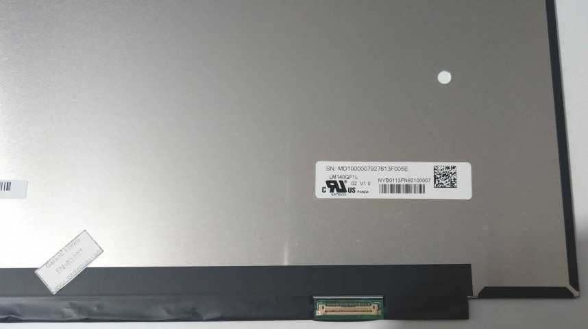 LM140GF1L02 Uyumlu 14" 30 Pin Vidasız Ekran Panel 2560x1600 60HZ 307mm