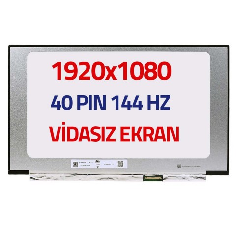 LM156LFGL03 Uyumlu 15.6" 40 Pin Vidasız Ekran Panel IPS 1080p (144HZ)