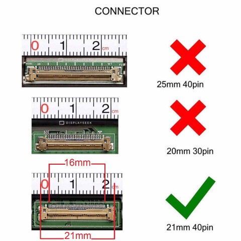 Lenovo FRU 5D10V82352 Uyumlu 15.6" 40 Pin Vidasız Dokunmatik Ekran Panel IPS 1080p