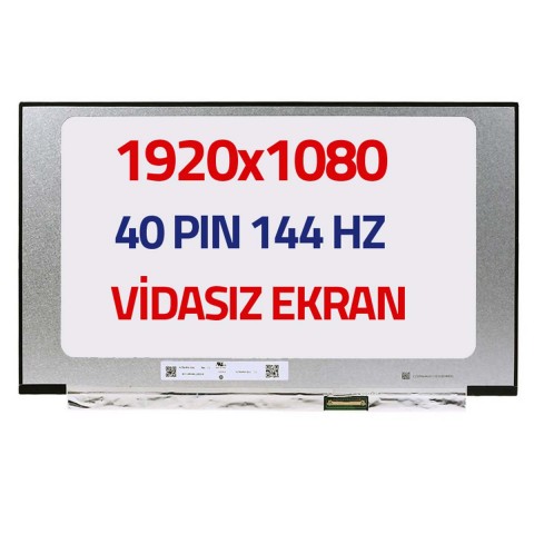 Lenovo FRU 5D11M63772 Uyumlu 15.6" 40 Pin Vidasız Ekran Panel IPS 1080p (144HZ)
