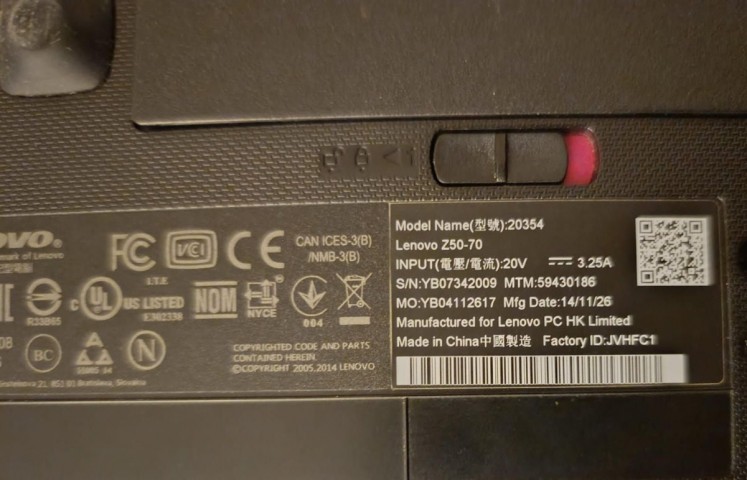 Lenovo Z50-70 20354 15.6 inç 1366x768 30 Pin Laptop Ekran Paneli