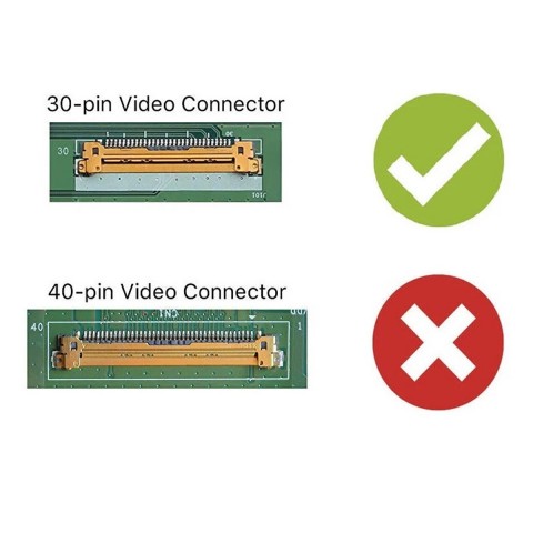 Lenovo ideapad 3 17IML05 81WC007FTX Uyumlu 17.3" 30 Pin Ekran Panel 1600x900