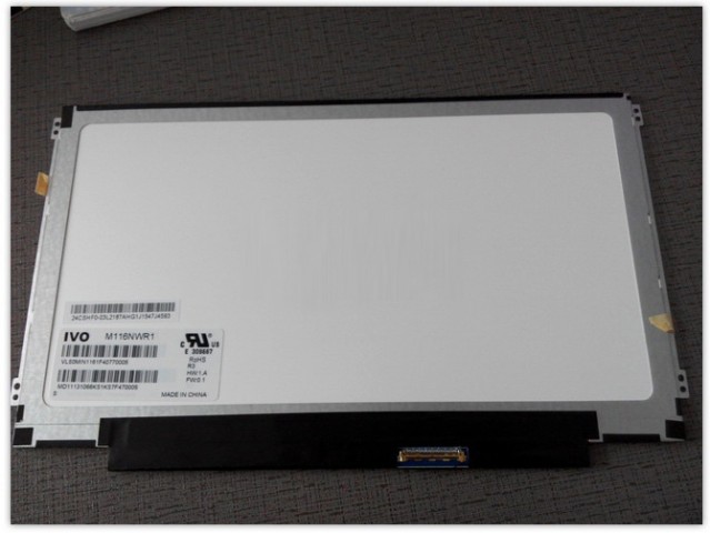 M116NWR1 11.6 inç 1366x768 40 Pin Yandan Kulaklı Laptop Ekran Paneli