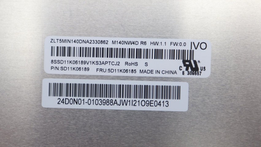 M140NW4D R6 14 inç 1920x1200 30 Pin Laptop Ekran Paneli
