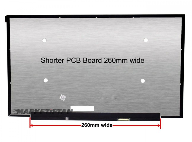 MB156CN01-3 Ver.1.1 Uyumlu 15.6" 30 Pin Vidasız Ekran Panel 1080p PCB 260mm