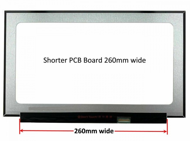 MB156CN01-3 Ver.1.1 Uyumlu 15.6" 30 Pin Vidasız Ekran Panel 1080p PCB 260mm