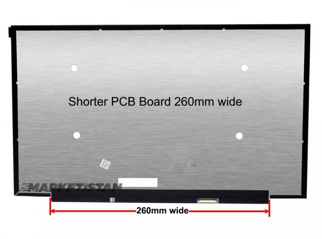 MB156CS01-6 Ver 1.0 Uyumlu 15.6" 30 Pin Vidasız Ekran Panel 1080p PCB 260mm