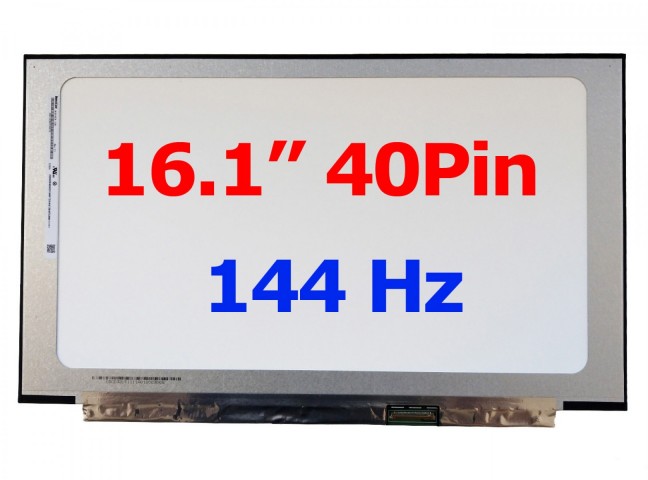 N161HCA-GA1 REV.C7 Uyumlu 16.1" 40 Pin Ekran Panel Vidasız FHD (144HZ)
