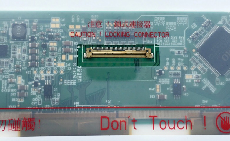 N173FGE-L23 Uyumlu 17.3" 40 Pin Standart Ekran Panel 1600x900