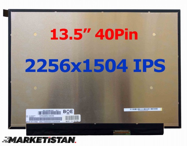 NE135FBM-N41 V8.0 13.5 inç 2256x1504 40 Pin IPS Laptop Ekran Paneli