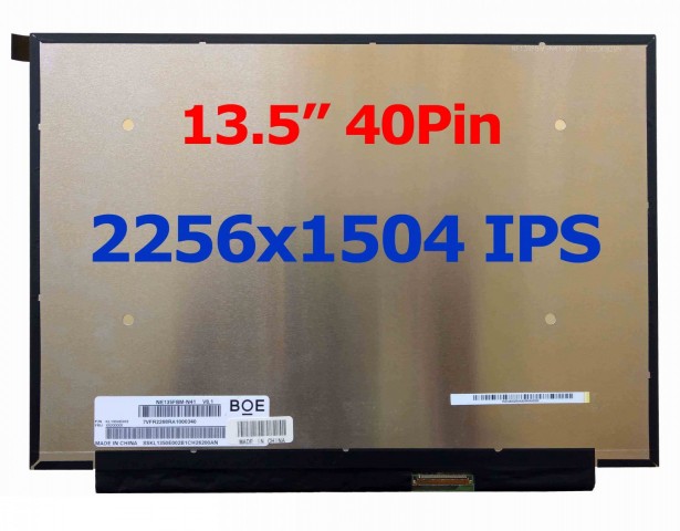NE135FBM-N41 V8.0 13.5 inç 2256x1504 40 Pin IPS Laptop Ekran Paneli
