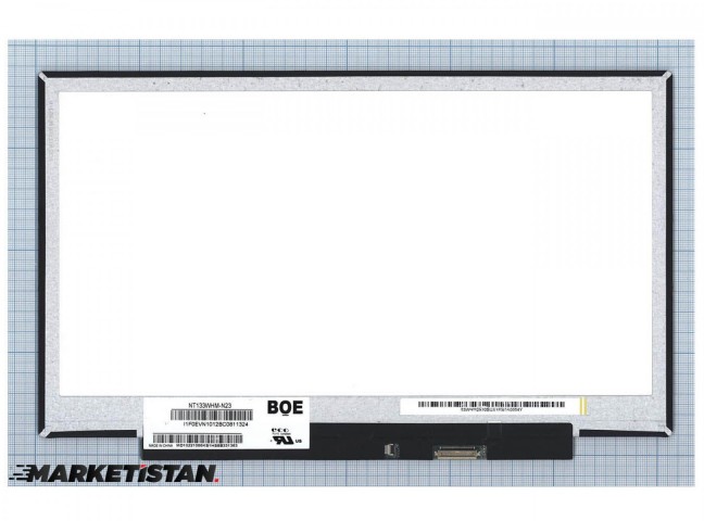 NT133WHM-N23 Uyumlu 13.3" 30 Pin Slim Led Ekran Panel Vidasız HD 1366x768